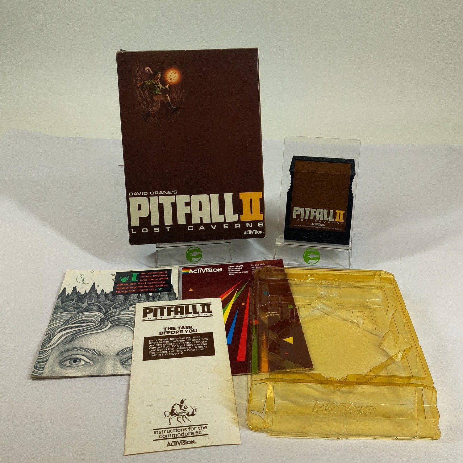 Pitfall II Lost Caverns (Commodore 64, 1984) – PayMore Dayton South