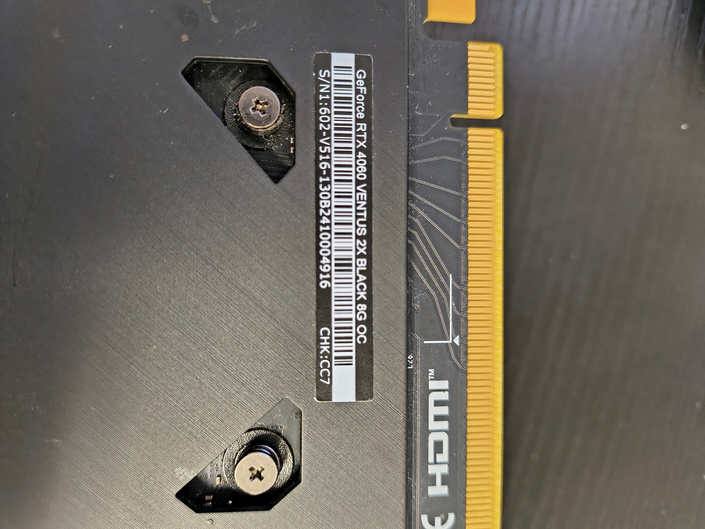MSI GeForce RTX 4060 8GB GDDR6 Graphics Card GEFORCE RTX