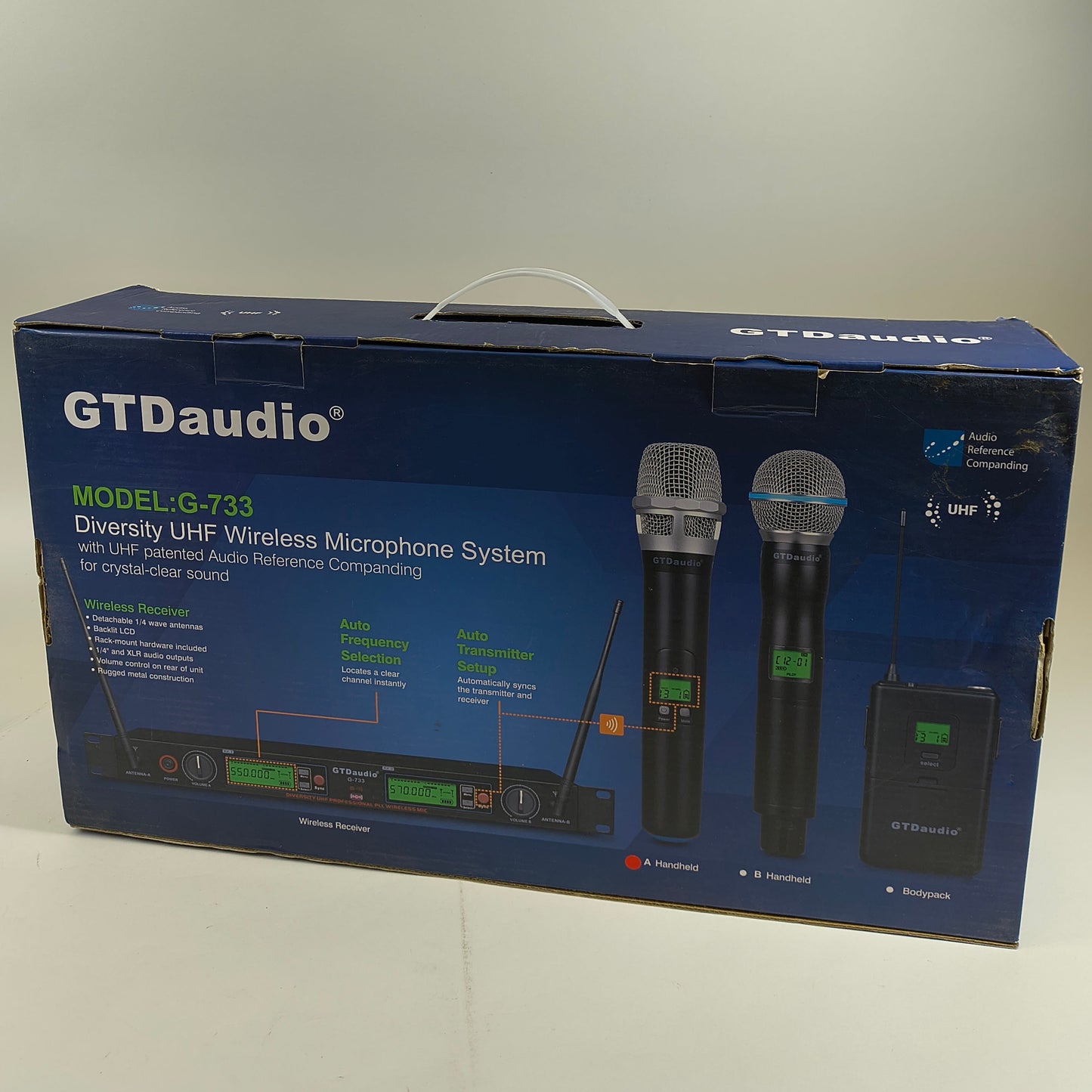 READ GTDaudio G-733 Diversity UHF Wireless Microphone System