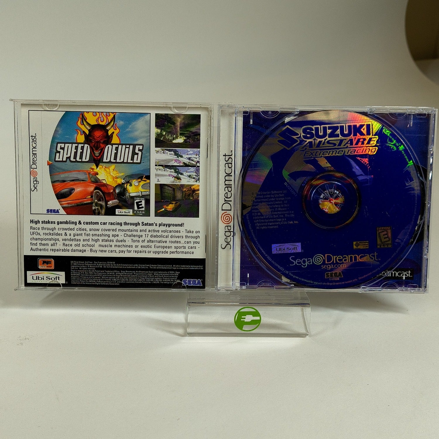 2 Sega Dreamcast Games: Speed Devils & Suzuki Alstare Extreme