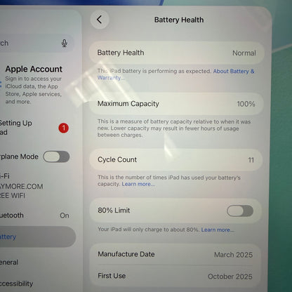 WiFi Only Apple iPad Air 13" M3 128GB Space Gray MCNH4LL/A