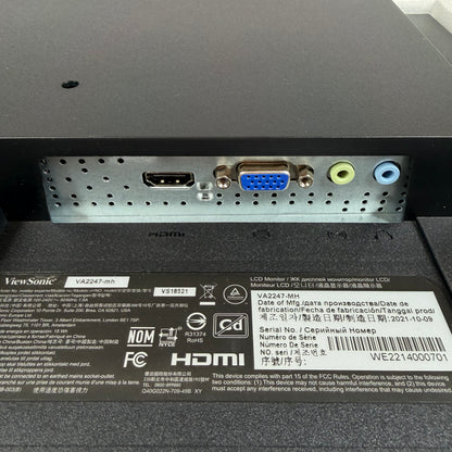 ViewSonic 22" VS18521 FHD LED 100Hz LED Monitor