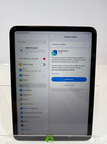 WiFi Only Apple iPad 11" (A16) 128GB Silver MD3Y4LL/A