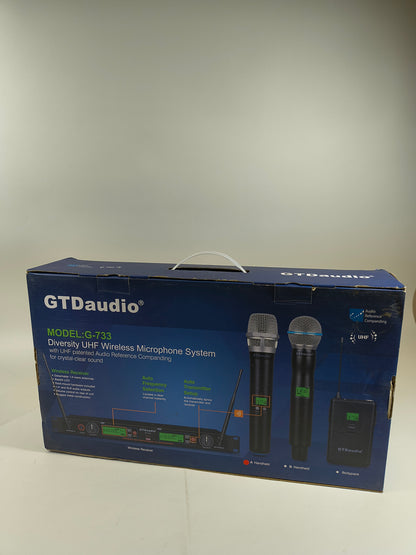 GTDaudio G-733 Diversity UHF Wireless Microphone System - Read