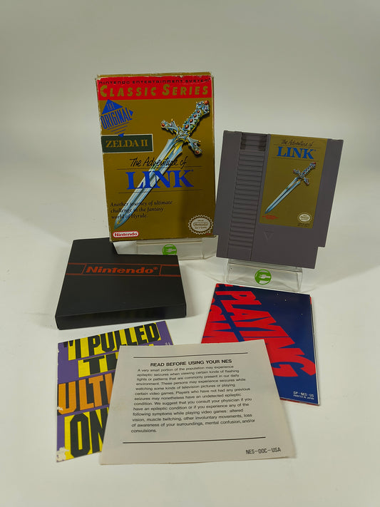 Zelda II The Adventure of Link [Gray Cart] (Nintendo NES, 1992)