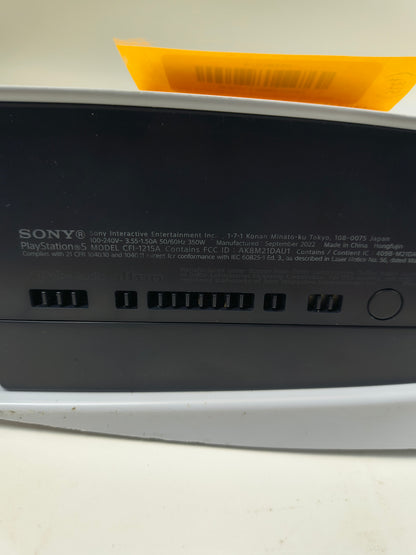 Sony PlayStation 5 Disc Edition PS5 825GB White Console Gaming System