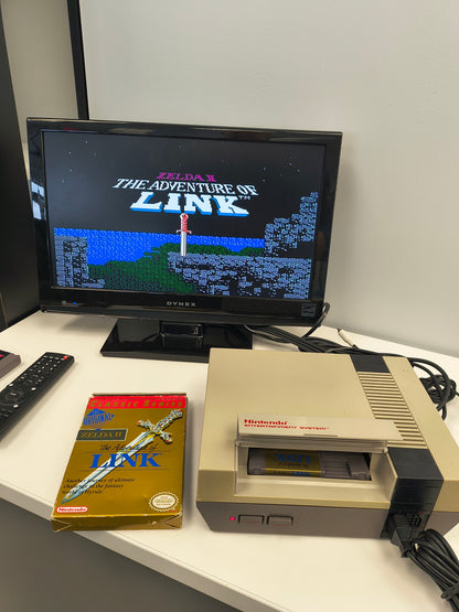 Zelda II The Adventure of Link [Gray Cart] (Nintendo NES, 1992)